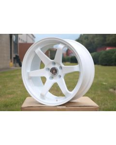 W500 White 15x7.0 ET30 4x100 CB73.1 E30