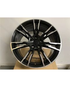 W730 D1356 Black Machine Face 19*8.5 ET35 5*120 CB72.6