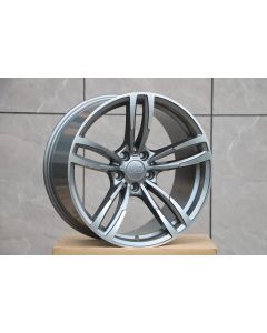 W1121 Gunmetal Machined Face 17x8.0 Et35 5x120 CB72.56