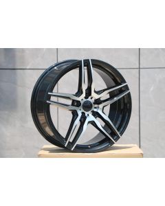 W510 Black Machined Face 18x8.0 ET35 5x114.3 CB73.1