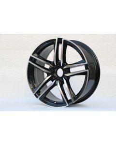 W845 Black Machined Face 19x8.5 ET32 CB66.6