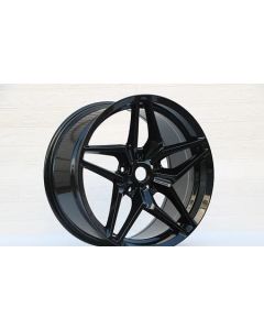 W599 D1584 Gloss Black 19x9.5 ET50 5x120.7 CB70.3