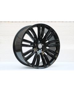 W798 D1292 Gloss Black 22x9.5 ET45 5x108 CB63.4