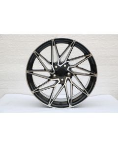 W1300 XH284 Black Machined Face 19x9.5 Et35 5x114.3 CB73.1