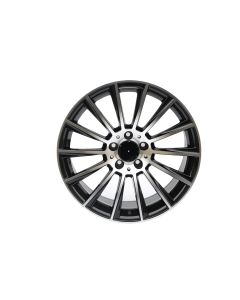 W813 1048 Black Machined Face 17x8.0 ET35 5x112