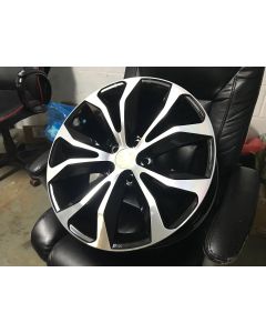 W245 Black Machined Face 18x7.5 ET35 5x114.3 CB60.1 1/1