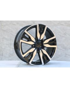 W319 D2030 Black Machined Face 20x8.0 ET55 CB64.1 5x114.3