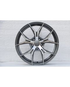 W531 Gunmetal Machined Face 19x9.5 Et35 5x114.3 CB73.1