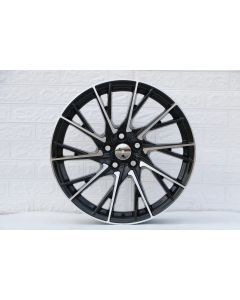 W205 Black Machined Face 19x7.5 ET35 5x100 CB73.1