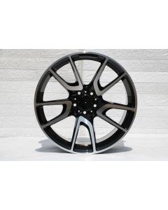 W839 1303 Black Machined Face 19x8.5 ET30 5x112 CB66.6