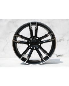 W707 Black Machined Face 18x8.0 ET35 5x120 CB72.6