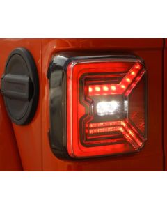 JEEP JL LED Tail Lights - Smoked or Red 2018+ Jeep JL Wrangler 