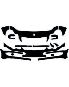 Mercedes C Class (05-07) Clear Bra