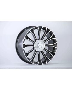 W833 8115 Black Machined Face 20x8.5 ET38 5x112 CB66.6