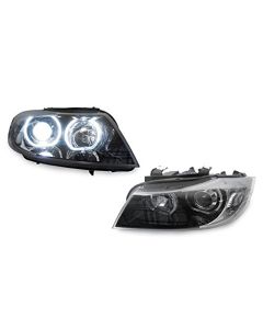 Projector90 DTM F30 STYLE LED SQUARE BOTTOM ANGEL EYE HEADLIGHT