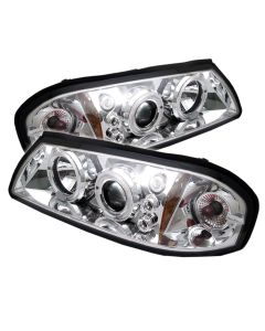 2000-2005 Chevy Impala Chrome Housing Dual Halo Angel Eyes LED P