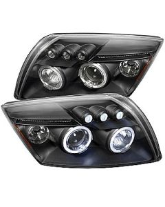 Dodge Caliber Projector Headlights with LED Halos 06-08