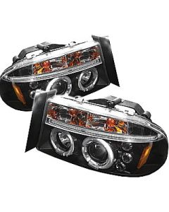 Dodge Dakota Projector Headlights with LED Halos 97-04