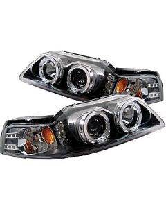 Ford Mustang Projector Headlights with LED Halos 99-04