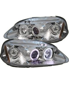 1996-1998 Honda Civic 2/3/4 Door Chrome Housing Dual Halo Angel