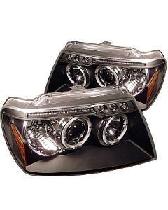 Jeep Grand Cherokee Projector Headlights with LED Halos 99-04