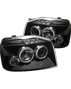 Nissan Frontier Projector Headlights With LED Angel Eyes 01-04