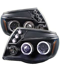 Toyota Tacoma Projector Headlights With LED Angel Eyes 05-08