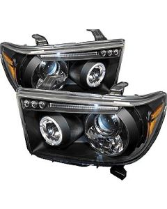 Toyota Tacoma Projector Headlights With LED Angel Eyes 07-08