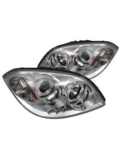 2005-2007 Chevy Cobalt Chrome Housing Dual Halo Angel Eyes LED P