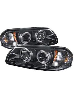 Chevy Impala Projector Headlights Dual LED Halos