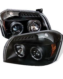 Dodge Magnum Projector Headlights Dual LED Halos 05-07