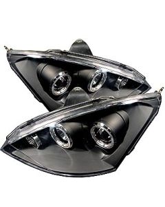 Ford Focus Projector Headlights Dual LED Halos 00-04