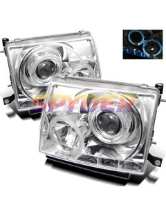 1997-2000 Toyota Tacoma Chrome Housing Halo Angel Eyes Projector