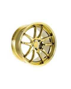 Aodhan 19x9.5/11  DS02 5x114.3 +15 Gold Vacuum Rims Aggressive Fits G35 Coupe 370