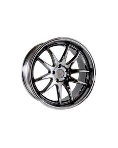 Aodhan 18x9.5  DS02 5x114.3 +15 Black Vacuum Rims Stance Fits Civic Veloster TL