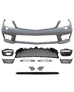 2012-2014 W204 AMG FRONT BUMPER WITH LED