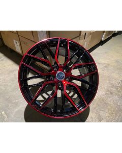 W530 IV-1269 Black Machined Red Face 18x8.5 ET35 5x114.3 CB73.1