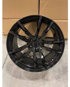 W732 1256 Gloss Black 22x10.0 ET40 5x120 CB72.56