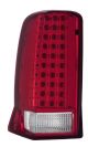 02-06 Cadillac Escalade Red / Clear LED Taillights G2