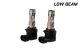 Low Beam LED Headlight Bulbs for 2004-2014 Honda Civic Coupe (pair)