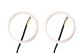 HD LED Halos for 2012-2013 Tesla Model S (pair)