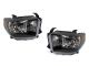 2014-2017 Toyota Tundra JDM TRD Style Euro Black Housing Headlights 
