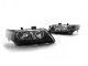 04-08 Acura TSX JDM Style Projector Headlights - Black w/ Smoke Reflector