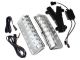 Clear Direct Fit 03-05 Nissan 350Z 7-LED Bumper Reflector Daytime Running Lights