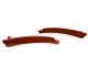 07-13 Mini Cooper R56 Hatchback Rear Fender Side Marker Lights - Red