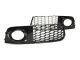 09-12 AUDI A4 B8 RS4 STYLE FRONT BUMPER FOG LIGHT GRILLES - GLOSS BLACK