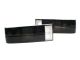83-87 Fit BMW E30 3-SERIES EURO TAILLIGHTS - SMOKE W/ CLEAR REFLECTOR