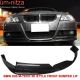 Fits 05-08 Fit BMW E90 3-Series Mtec M-Sport 3D Style Front Bumper Lip CF