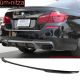 Fits 11-16 5-Series F10 Sedan Performance Trunk Spoiler Matte Carbon Fiber (CF)