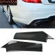 Fits 12-14 C Class W204 LCI  Carbon Fiber CF Rear Splitter Bumper Lip